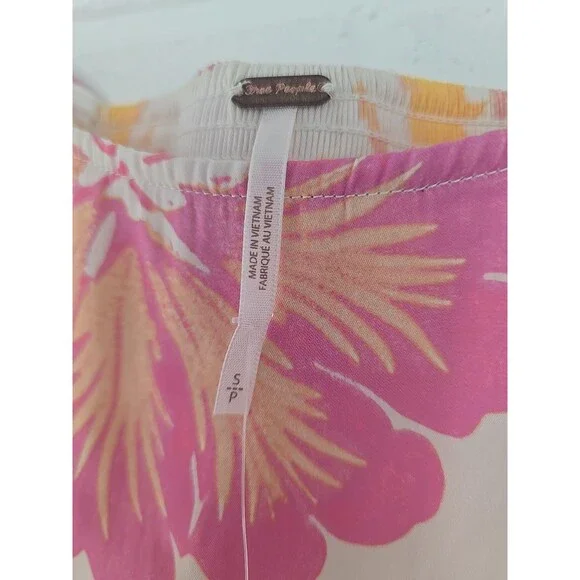 Free People Better Than That Tube Top Size S NWT Floral Print Boho - Picture 6 of 13